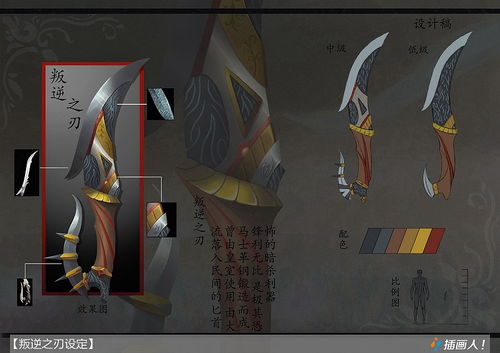 游戏插画兵器,探索虚拟世界中的武器艺术与设计
